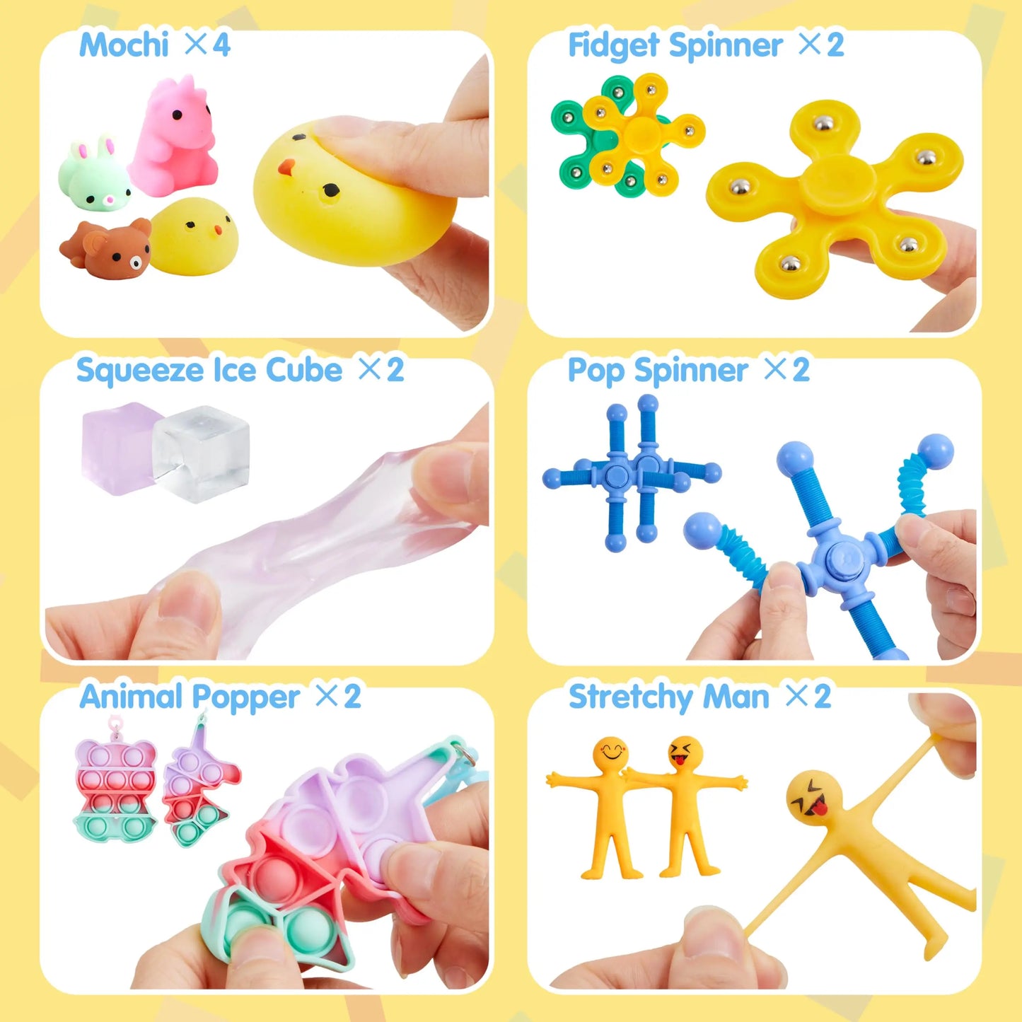 36 Pcs Party Favors for Kids – Popular Fidget Toys Pack, Goodie Bag Fillers for Birthday Parties, Bulk Prizes for School Events
