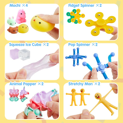 36 Pcs Party Favors for Kids – Popular Fidget Toys Pack, Goodie Bag Fillers for Birthday Parties, Bulk Prizes for School Events