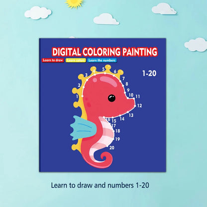 Libro de dibujo para niños – Cuaderno de práctica de garabatos con aprendizaje de números, juegos de dibujo para educación temprana, libro de actividades de arte creativo y divertido regalo navideño para niños