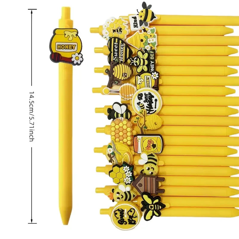 5/10/20PCS Bee Inspirational Pens – Motivational Neutral Ballpoint Pens for Employee Gifts, Bee Lovers & Thank You Gifts