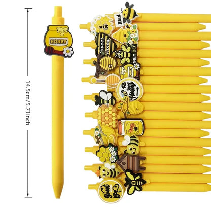 5/10/20PCS Bee Inspirational Pens – Motivational Neutral Ballpoint Pens for Employee Gifts, Bee Lovers & Thank You Gifts