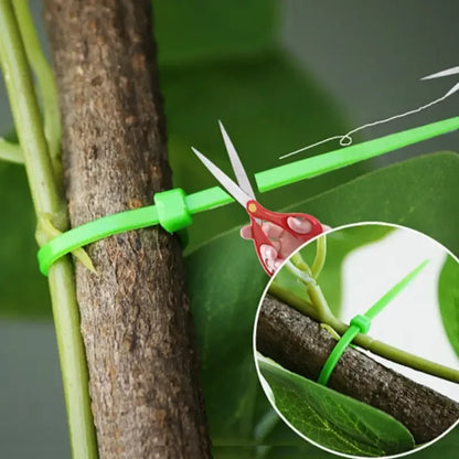 Reusable Garden Cable Ties – Adjustable Nylon Plant Support Straps for Vines, Trees, Shrubs, Gardening Fasteners, Cable Management & Outdoor Organization