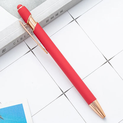 Metal Ballpoint Pen with Stylus Tip – Touch Screen Writing Pen for Office, School & Stationery, Custom Logo & Name Gift