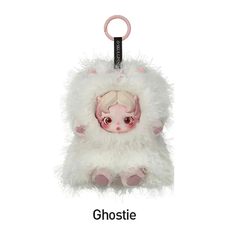 POP MART SKULLPANDA You Found Me! Pendentif Peluche Blind Box – Figurine de Collection en Vinyle, Cadeau Mignon d'Halloween et de Noël