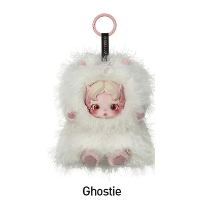 POP MART SKULLPANDA You Found Me! Pendentif Peluche Blind Box – Figurine de Collection en Vinyle, Cadeau Mignon d'Halloween et de Noël