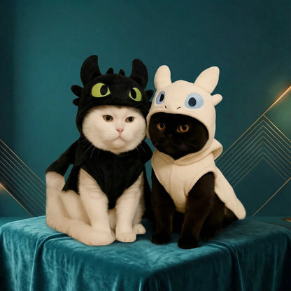 Little Devil Pet Sweater – Warm Soft Fleece Costume for Cats & Dogs, Puppy Kitten Autumn & Winter Outfit
