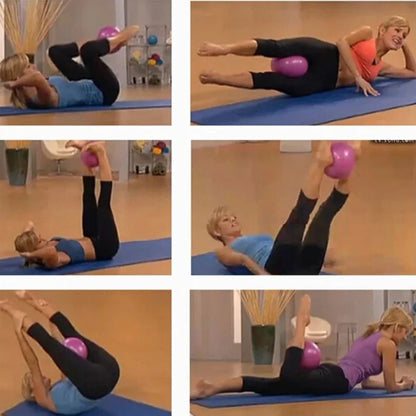25CM Yoga Pilates Ball – Mini Balance Exercise Fitness Ball for Core Training, Gymnastics, Indoor Workouts & Yoga Equipment