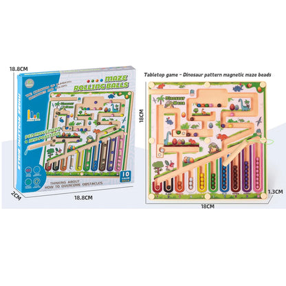 Labyrinthe Magnétique – Jeu Éducatif Avancé pour Enfants, Activité d'Apprentissage des Mathématiques et de Développement Cognitif, Entraînement de l'Intelligence Visuelle, Casse-tête Manuel