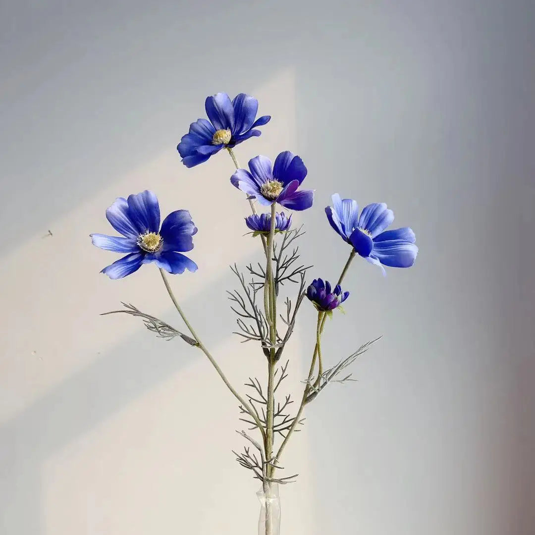 1 Gerbe de 60cm de Fleurs Artificielles Camomille Marguerite – Fausse Fleur en Soie Blanche pour Décoration de Mariage, Décoration de Table, Arrangements de Fête & Bouquets DIY
