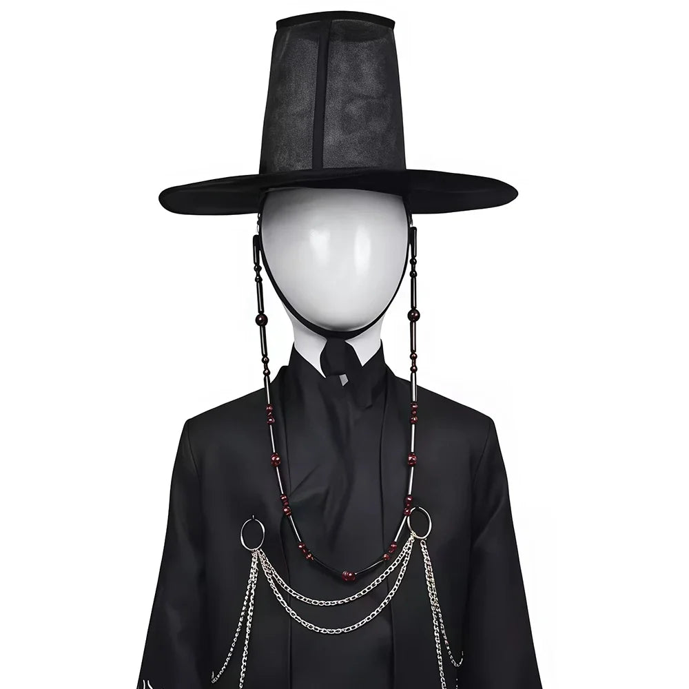 2026 Men’s K-Pop Anime Cosplay Hat – Korean Idol Concert Headgear for Halloween, Carnival & Party Costume