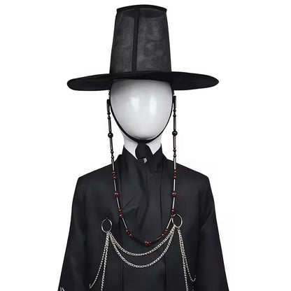 2026 Men’s K-Pop Anime Cosplay Hat – Korean Idol Concert Headgear for Halloween, Carnival & Party Costume
