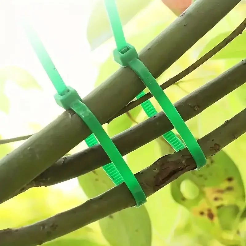 Reusable Garden Cable Ties – Adjustable Nylon Plant Support Straps for Vines, Trees, Shrubs, Gardening Fasteners, Cable Management & Outdoor Organization