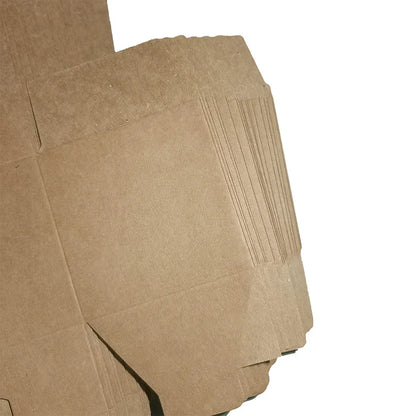 20/50PCS Cajas de Regalo Kraft – Cajas Plegables de Cartón Blancas y Negras para Recuerdos de Bodas, Caramelos y Empaques