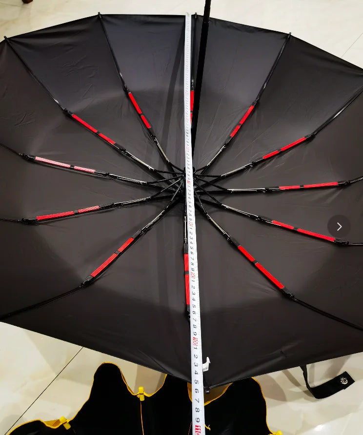 Paraguas Automático Cortavientos de 72 Huesos – Paraguas Grande Plegable para Lluvia con Protección UV para Hombres y Mujeres, Paraguas Impermeable de Alta Resistencia para Exteriores