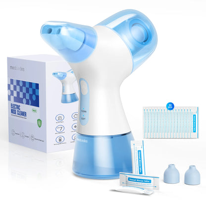 Nasal Irrigation System with Water & Waste Collection Tanks – Sinus Rinse Nose Cleaner for Nasal Hygiene, Sinus & Allergy Relief
