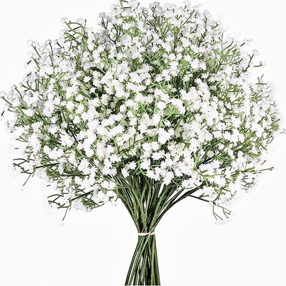 1 Fleur Artificielle Haleine de Bébé de 63 cm – Gypsophile Artificiel Réaliste pour Bouquets DIY, Mariages, Fêtes et Décoration Intérieure