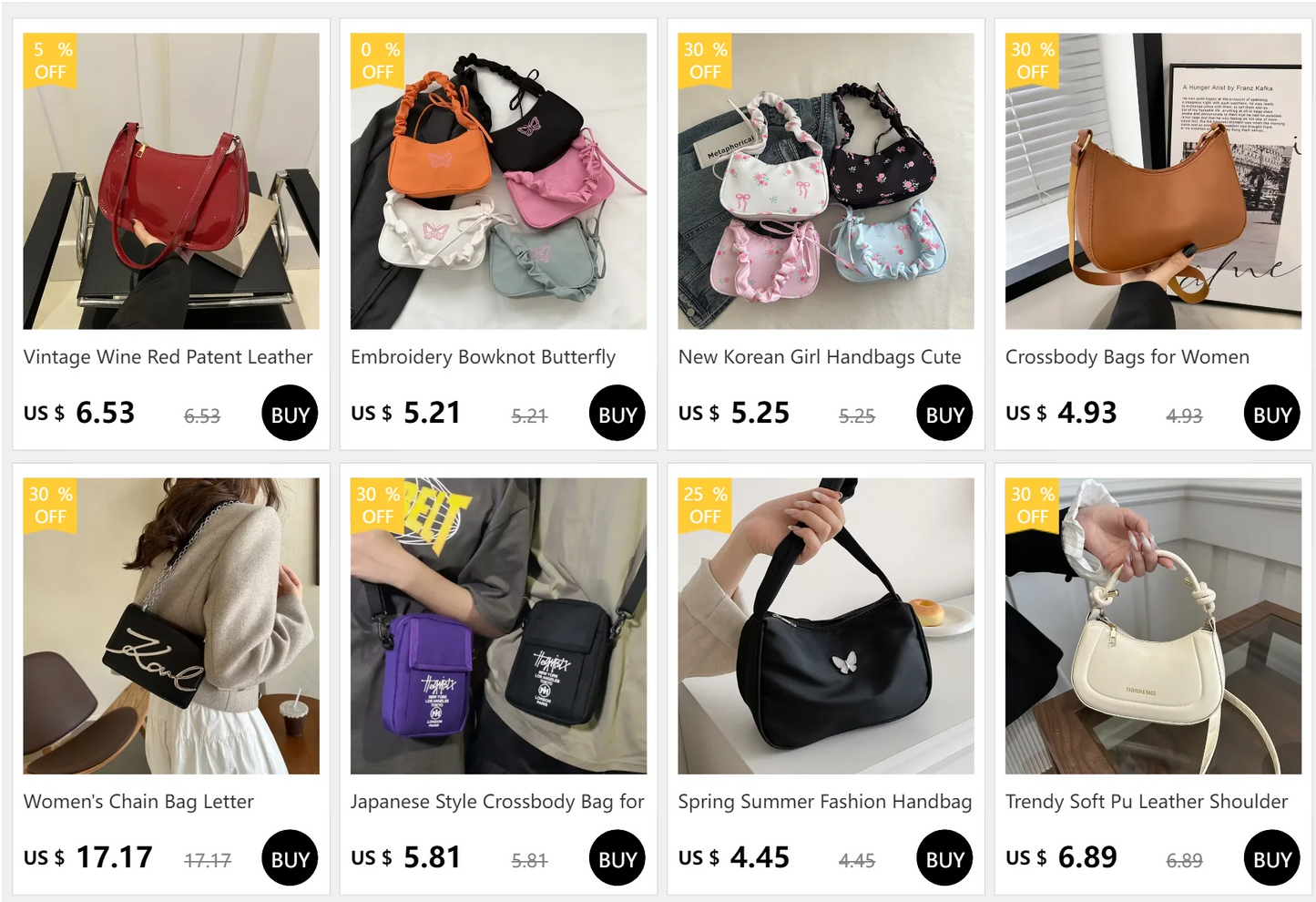 Bolso de hombro retro de piel sintética para mujer – Bolso de mano de moda con asa superior, monedero informal de color sólido para mujer