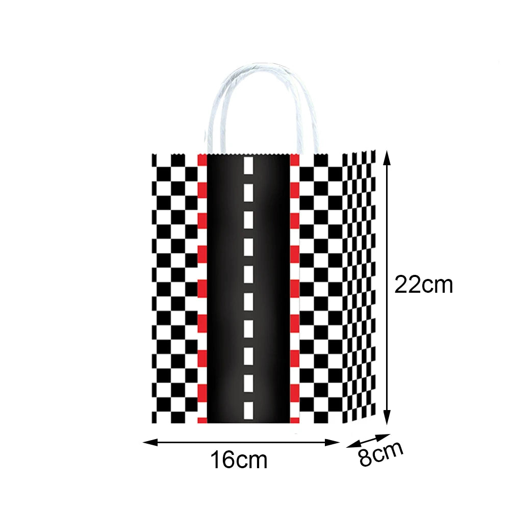 Bolsas de regalo de papel kraft de 5/10/25/50 piezas con asas – Bolsas de regalo y dulces de 10 colores para cumpleaños, bodas, baby showers y empaques de regalo