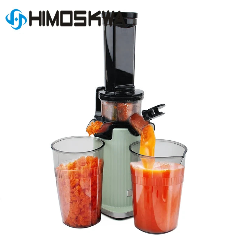 Slow Masticating Juicer – Cold Press Fruit Juice Extractor with 31mm Feed Chute, High-Yield Juicing & Orange Separator