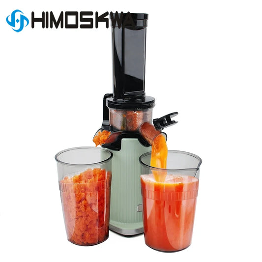 Slow Masticating Juicer – Cold Press Fruit Juice Extractor with 31mm Feed Chute, High-Yield Juicing & Orange Separator