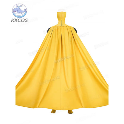 Invincible Inspired Sinister Mark Cosplay Costume – Men’s Yellow Uniform Disguise Outfit for Anime Halloween, Carnival & Party Roleplay