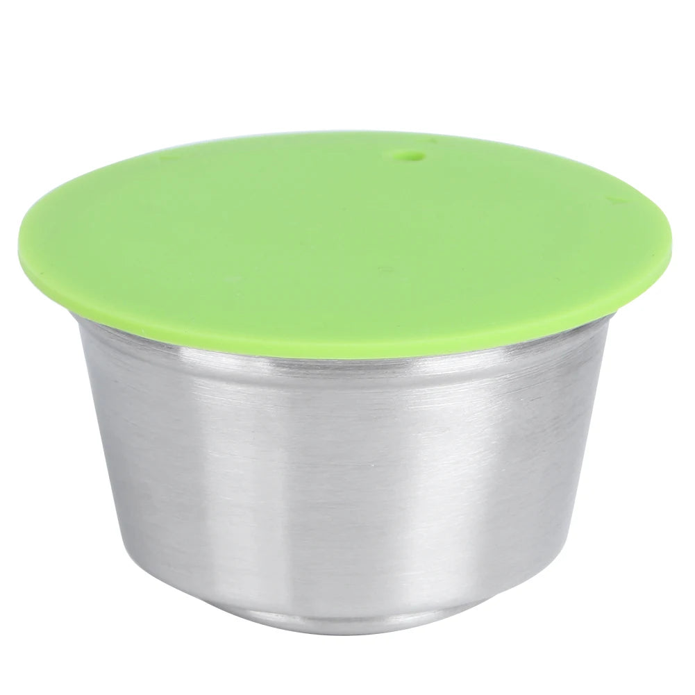 Capsule de Café Réutilisable en Acier Inoxydable – Dosette de Café Rechargeable Compatible avec les Machines à Café Dolce Gusto, Accessoire Écologique pour Machine à Café pour le Brassage à Domicile