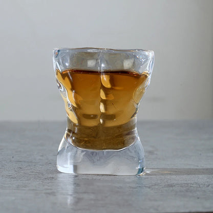 Funny Transparent Crystal Whiskey Glass, Unique Sexy Design Drinking Cup, Vodka Shot Glass, Coffee, Juice, Cocktail and Beer Glassware, Creative Bar Drinkware Gift