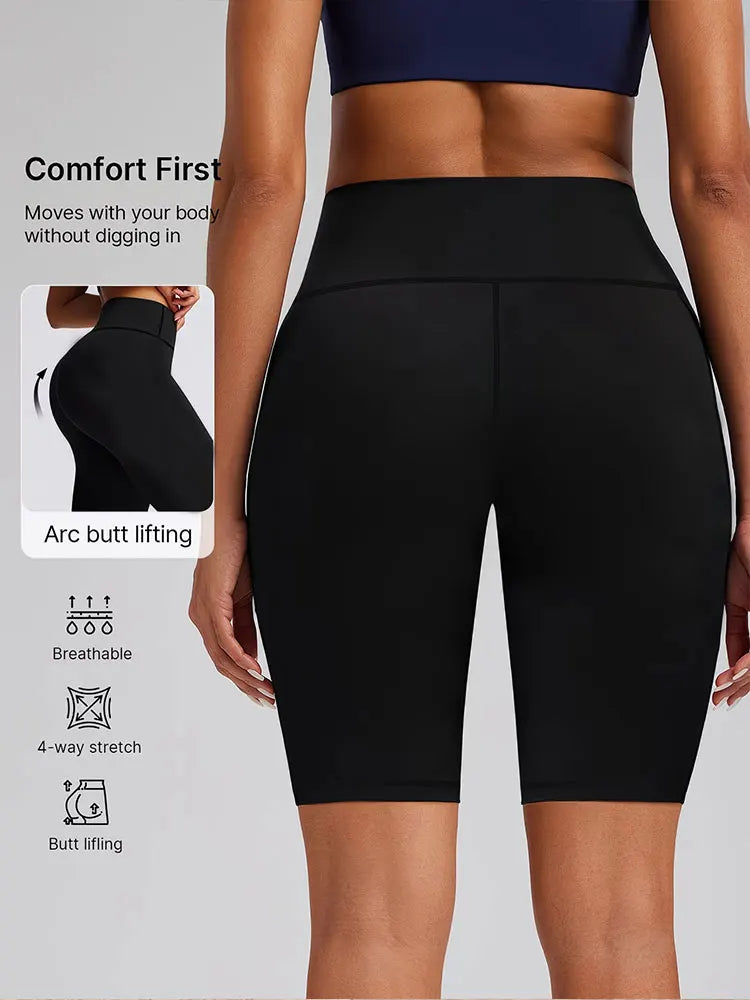 Women’s High Waist Butt Lifting Cycling Shorts Compression Gym Jogging Breathable Summer Sports Shorts