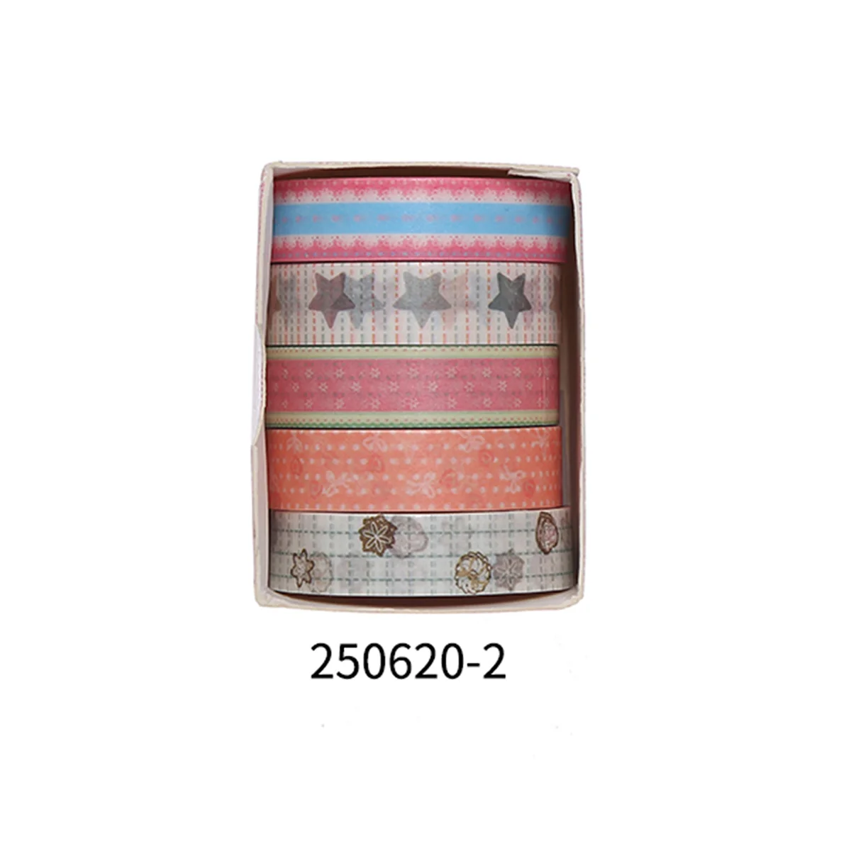 5 Rolls Romantic Flower Washi Tape Set – Cute Floral Decorative Tape for Journaling, Scrapbooking, Diary & Student DIY Crafts