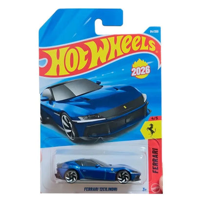 Hot Wheels 2026-M Case – 1:64 Scale Die-Cast Car Collection Featuring Toyota Prius, Mazda RX-7, Datsun, Ferrari, Porsche & Mercedes-Benz
