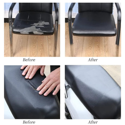 Cinta de reparación de cuero PU impermeable de 50x137cm para sofá, asientos de coche, sillas y muebles