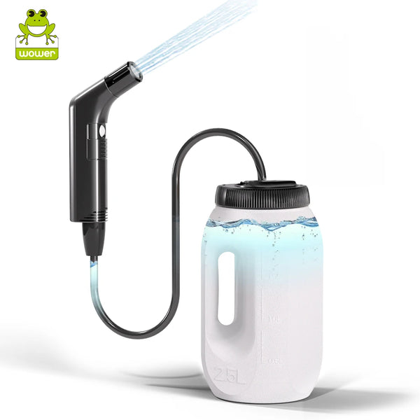 2.5L Portable Electric Bidet Sprayer – Rechargeable Personal Hygiene Travel Bidet with Handheld Shataf Nozzle for Camping, Bathroom & On-the-Go Cleaning