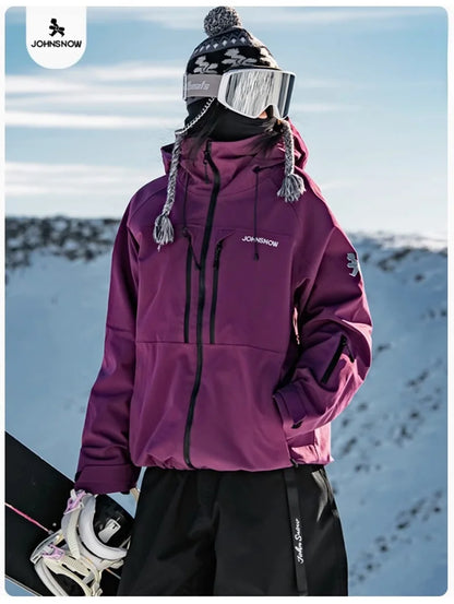 John Snow Unisex Ski Jacket – 2026 Waterproof & Breathable Winter Coat, Warm Snowboarding and Outdoor Sports Outerwear for Men & Women