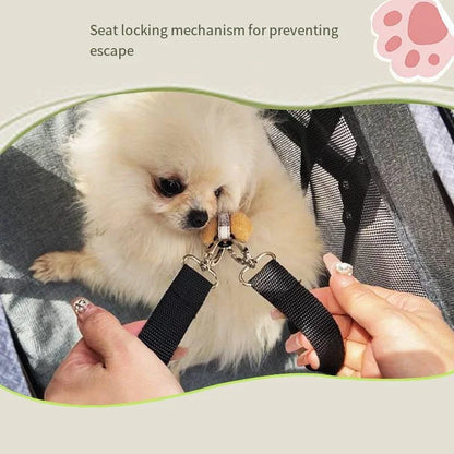 Poussette pliable pour animaux de compagnie 20 kg, poussette légère pour chiens et chats avec nacelle détachable pour les voyages en extérieur