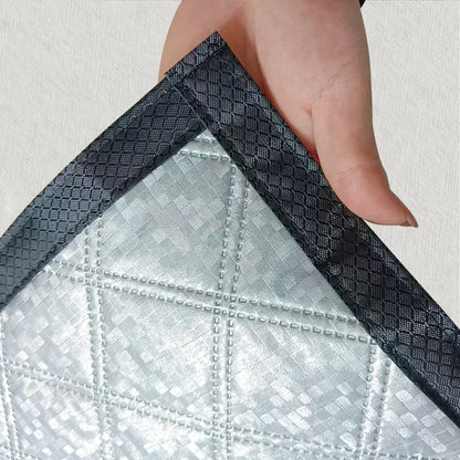 Cortina Térmica Aislante para Puerta – Divisor de Habitación Autoadhesivo con Doble Cremallera para Invierno
