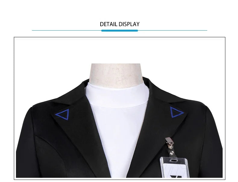 Blue Cosplay Costume Women's JK School Uniform Set – Jacket, Skirt & ID Card