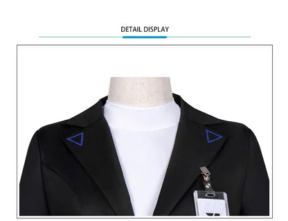 Blue Cosplay Costume Women's JK School Uniform Set – Jacket, Skirt & ID Card