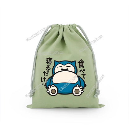 Pokémon Drawstring Storage Bags – Pikachu, Squirtle, Charmander & Charizard Party Gift Pouch
