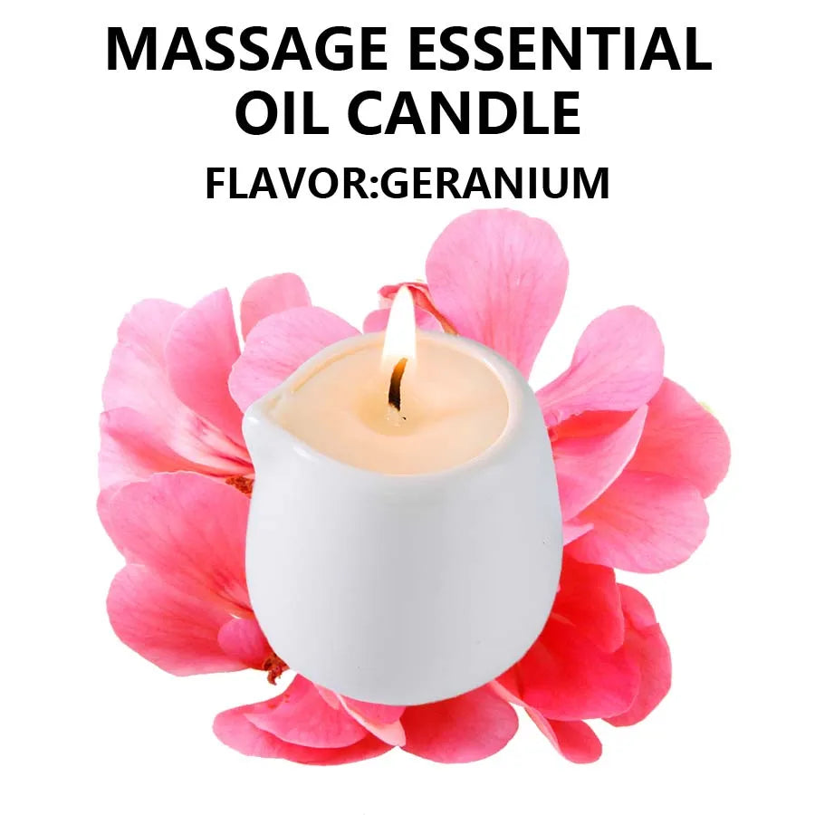 1PC Luxury Massage Oil Candle – Scented Aromatherapy Candle for Relaxation & Skin Moisturizing, Body Oil Candle for Spa & Self-Care