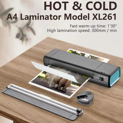 9-Inch A3/A4 Laminating Machine – Fast 90-Second Preheat Hot & Cold Laminator for Documents, Photos, Cards & Office Use