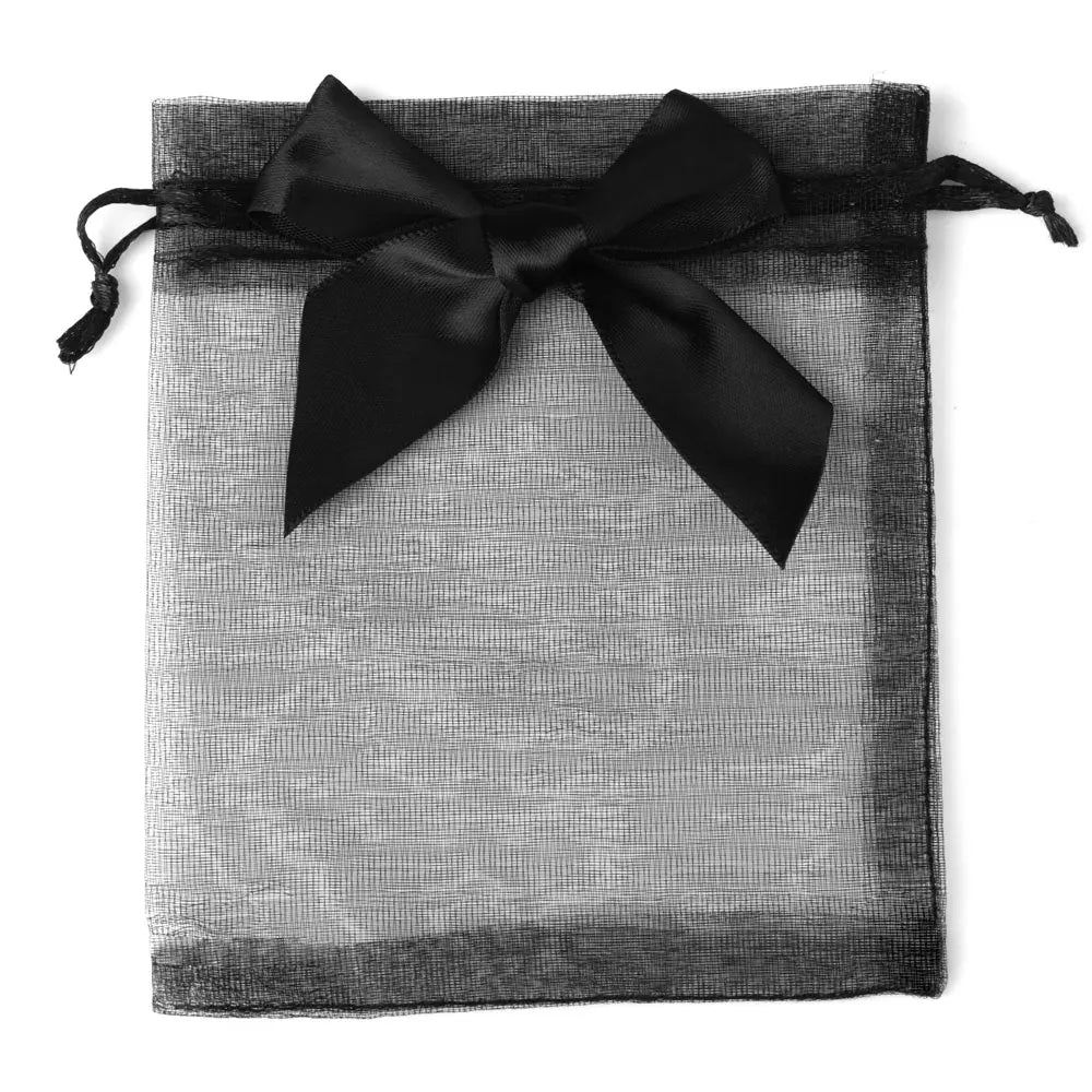 10/20/50PCS Organza Drawstring Gift Bags with Bow – Jewelry, Candy & Party Favor Pouches for Weddings, Christmas & Special Events