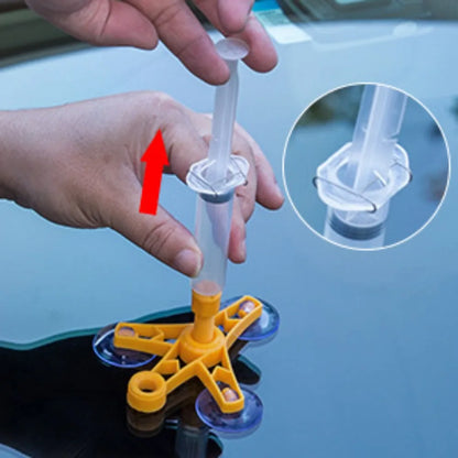 Kit de reparación de grietas para parabrisas – Resina reparadora de chips y grietas de cristales para parabrisas, pantallas y mantenimiento de cristales de automóviles