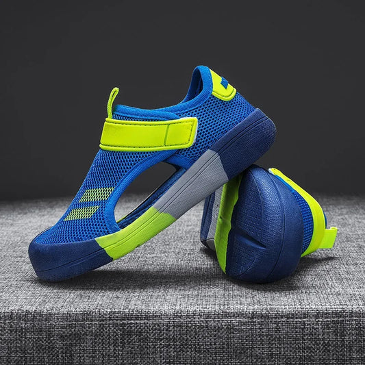 Sandalias deportivas cerradas para niños, ligeras, de verano, para la playa, para niños y niñas