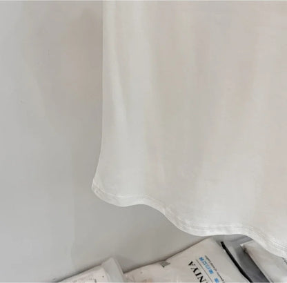 Zjaiss 2026 T-shirt col rond mode été sexy basique uni à manches courtes pour femme style coréen décontracté streetwear