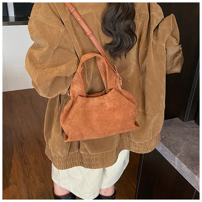 Sac à main bouffant français – Sac à bandoulière givré tendance avec fermoir magnétique, sac à main rétro en forme de nuage, sac à main tendance de style boîte à déjeuner pour femmes pour une utilisation décontractée et quotidienne