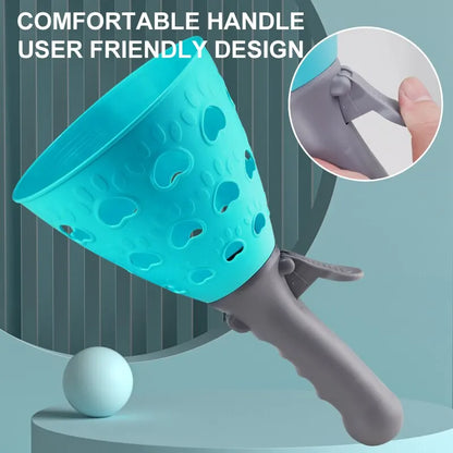 Parent-Child Outdoor Kids Fun Ejection Catch Ball Launcher – Throwing Pinball Sensory Training Educational Sports Toy Set