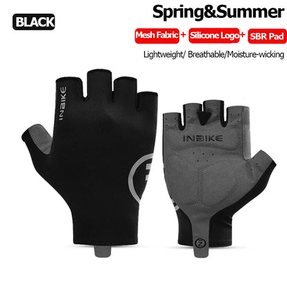 Guantes de ciclismo INBIKE 2024 – Guantes de bici de forro polar con dedos completos y acolchado de gel para hombre, accesorios de invierno con pantalla táctil para ciclismo de carretera y MTB