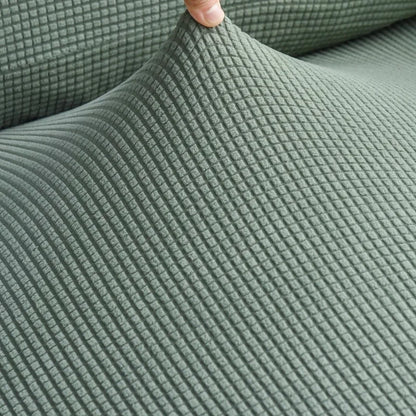 Polar Fleece Sofa Seat Cushion Cover – Stretch Furniture Protector for Pets, Kids & Living Room