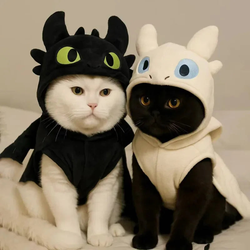 Little Devil Pet Sweater – Warm Soft Fleece Costume for Cats & Dogs, Puppy Kitten Autumn & Winter Outfit