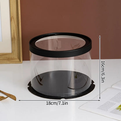 Boîte Cadeau Transparente pour Gâteaux, pour Boulangeries, Desserts, Mariages, Anniversaires et Emballages de Fête